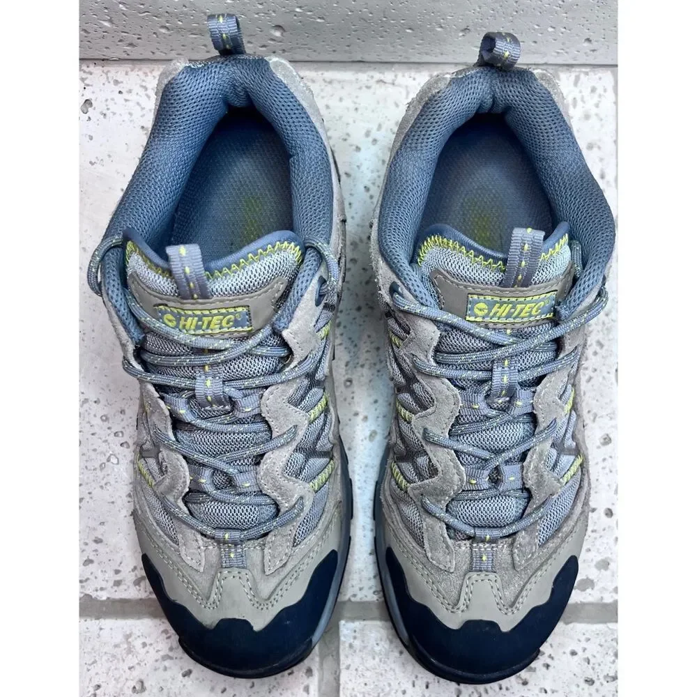 Hi-Tec Women’s Multiterra Spor Tan Grey Yellow Hiking  Outdoor Sport Shoes Sz 8